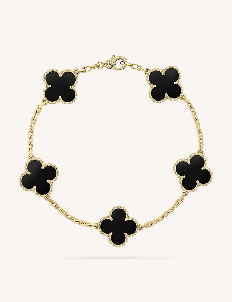 Gold and black chain